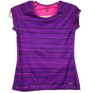 Champion purple duodry athletic tee size XS/TP